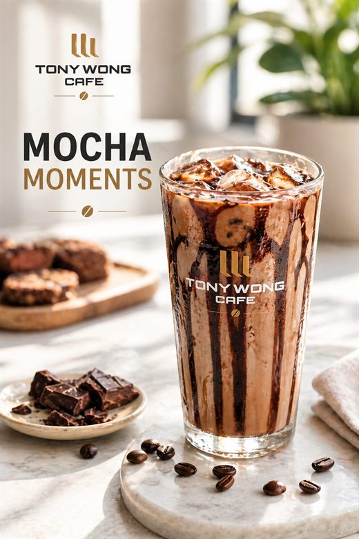 Tony Wong Café mocha moments poster